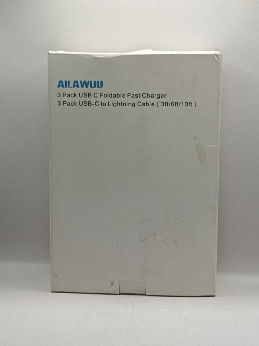 Ailawuu 3 Pack USB C Foldable Fast Charger And Cable
